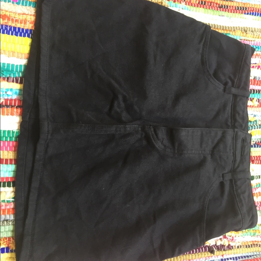 john galt brandy melville denim mini skirt